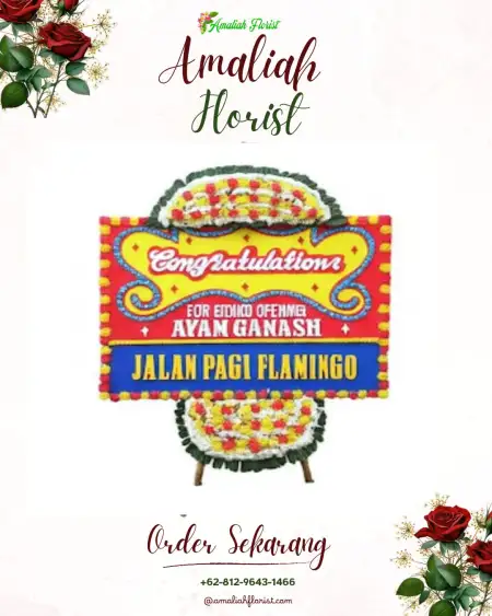 Sewa Papan Bunga Delingan